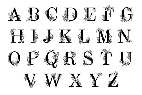 The Art and Utility of Floral Ornate Letters in Modern Design