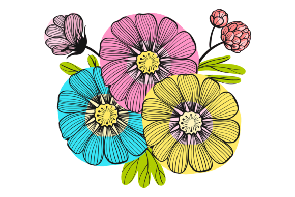 The Art and Utility of Hand Drawn Floral Bouquet Images