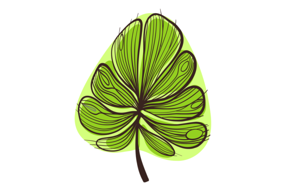 The Hand Drawn Floral B Leaf: A Timeless Botanical Element