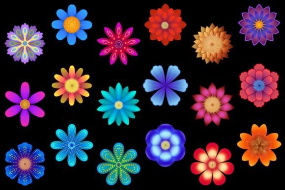 The Ultimate Colorful Floral Set: A Creative Toolkit for Modern Design