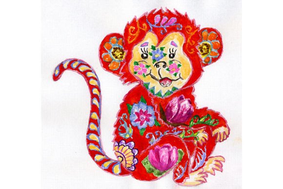The Unseen World of Monkey Floral Art