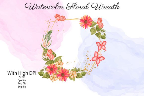 Understanding the Watercolor Pink Floral Wreath: A Versatile Artistic Resource